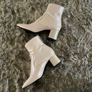 Beige MANGO Booties Size 39/8.5 US